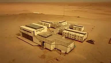 青海俄博梁火星营地火星一号公路视频的预览图